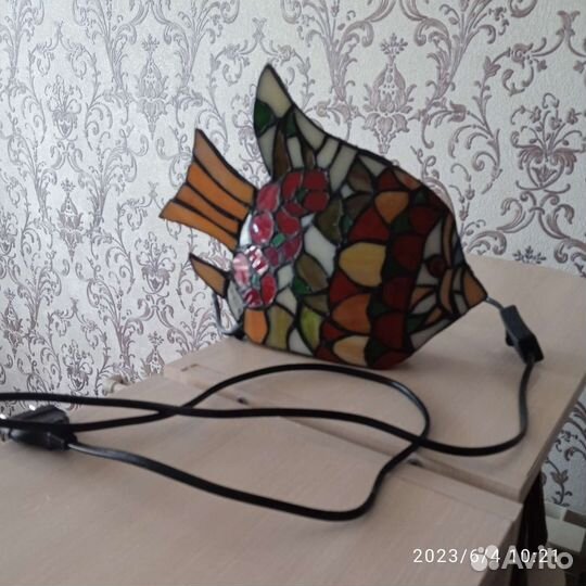 Светильник Тиффани Рыбка
