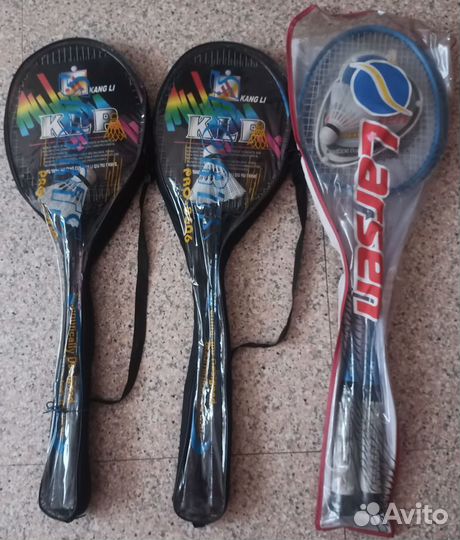 Ракетки для бадминтона + воланы