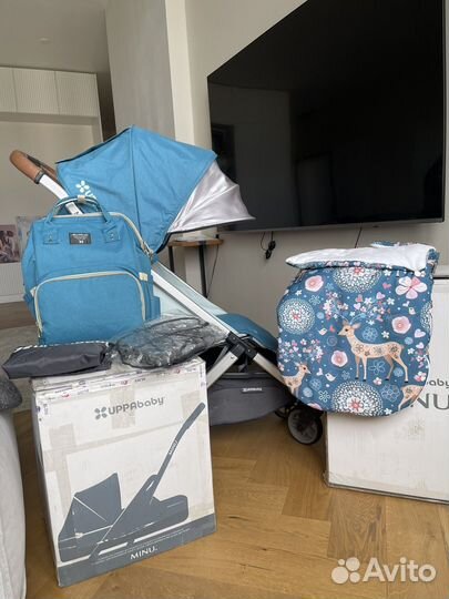 Коляска uppababy minu 2в1 сумка конверт