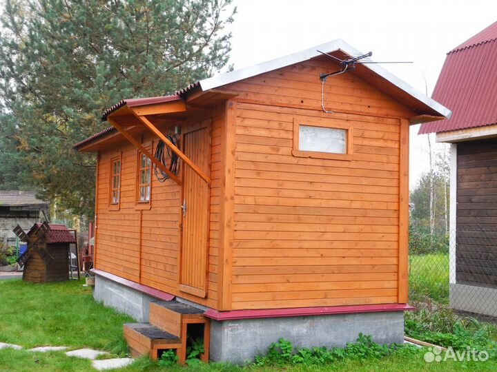 Бытовка 2.3х5.8м. дачная 