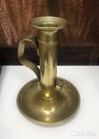 Подсвечник латунь