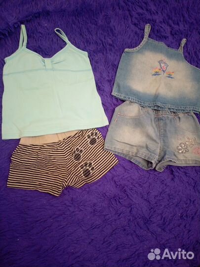 Вещи пакетом на девочку 110 116