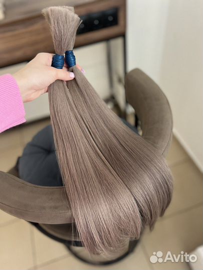 Натуральные волосы для наращивания 60см