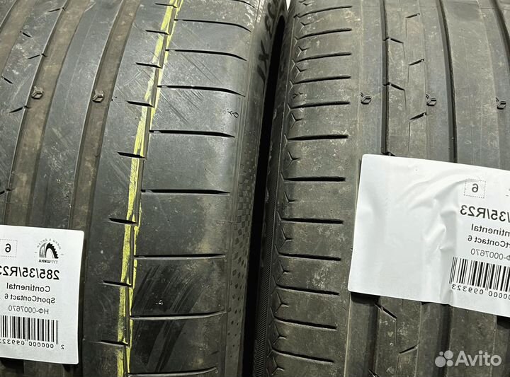 Continental SportContact 6 285/35 R23 94Y