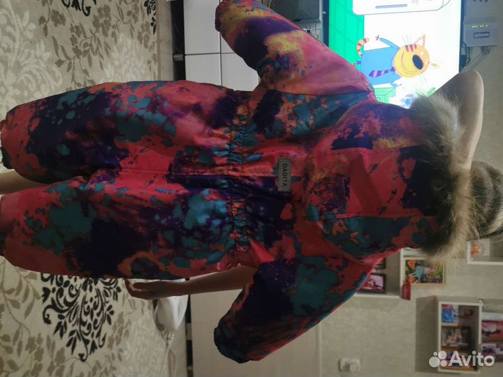 Зимний комбинезон для девочки 92