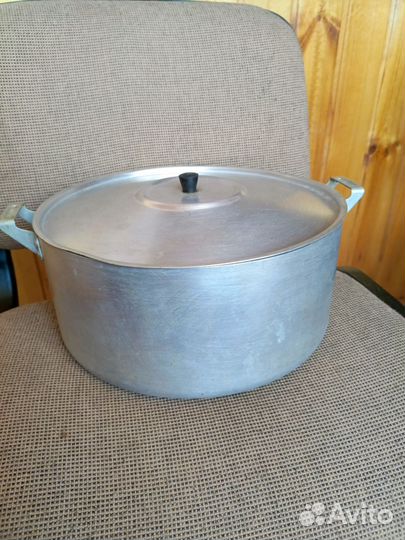 Кастрюля алюминиевая СССР 10л