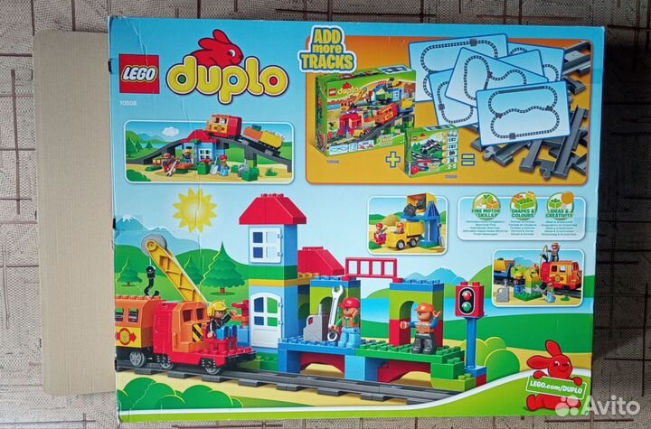 Пустая Коробка от Lego duplo 10508