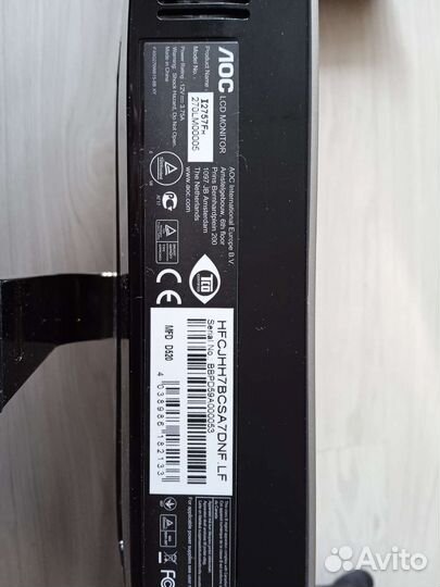 Монитор AOC 27 дюймов
