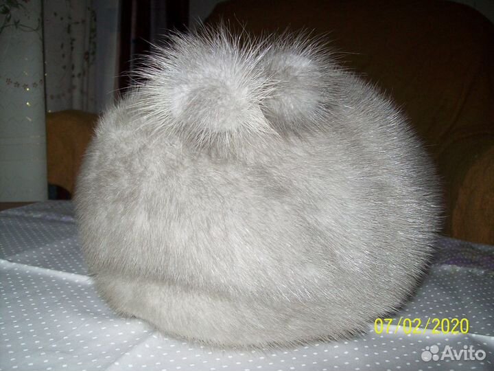 Берет норковый