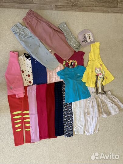 Пакет вещей для девочки 104 110