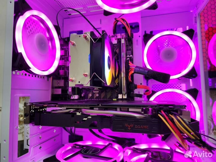 Игровой пк Intel I7 + GTX 1660 SUP + RAM 16 + SSD