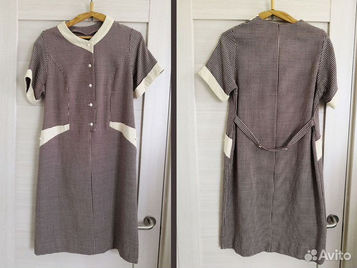 Платье шерстяное времен СССР. Р. 52