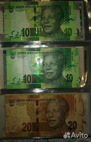 Иностранные банкноты Африка, Азия