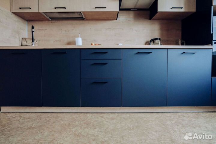 Прямая кухня. Кухонный гарнитур на заказ