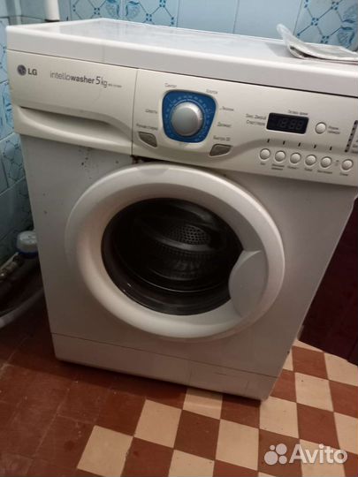 Стиральная машина бу lg 5 кг