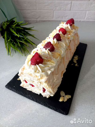 Меренговый рулет