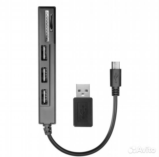 OTG картридер и концентратор GR-513UB USB 2.0