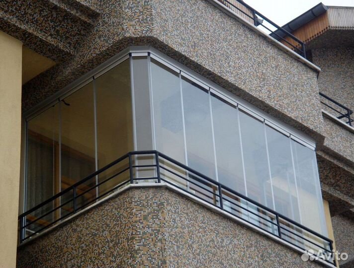 Безрамное остекление