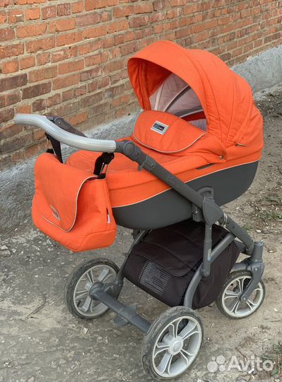 Коляска 3 в 1 Roan Bass Soft Papaya
