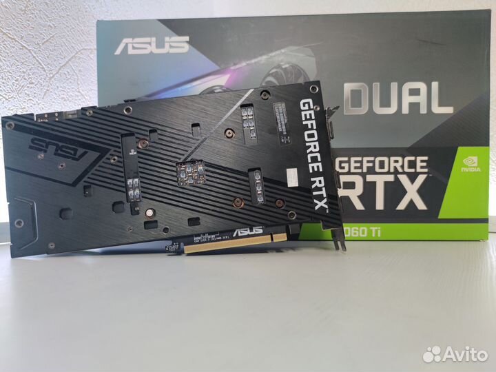 Видеокарта rtx 3060 ti Asus Dual 8gb OC