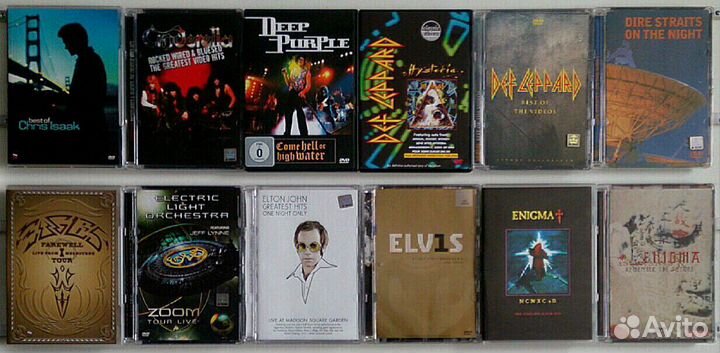 Музыкальные DVD диски (лицензионные и фирменные)