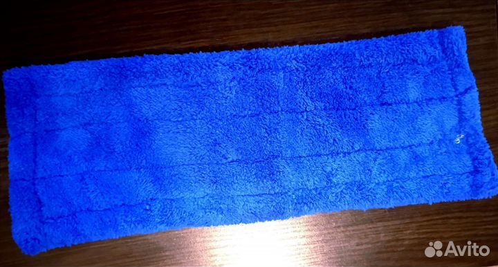 Насадка сменная, микрофибра, на швабру с липучкой