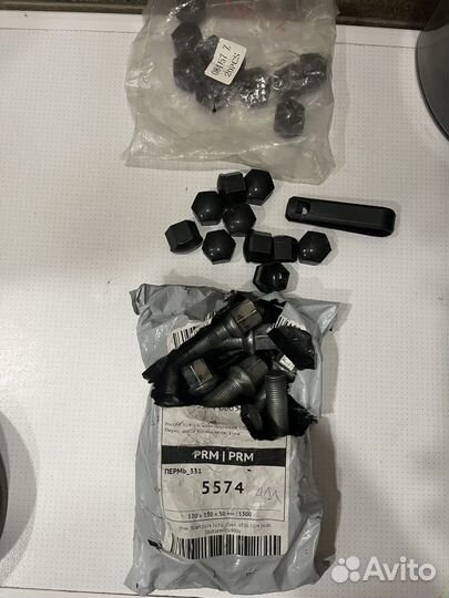 Комплект проставок, болты, колпачки