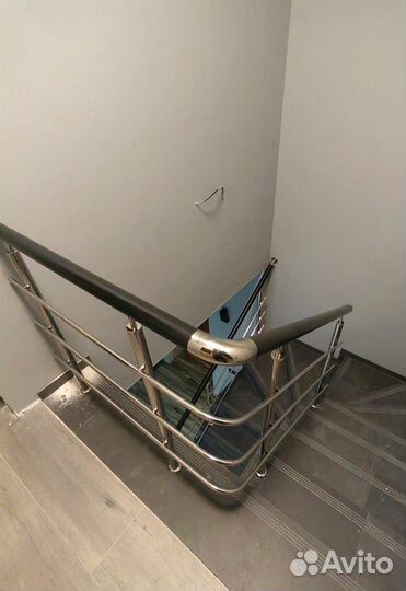 Перила для лестниц из нержавеющей стали, поручни