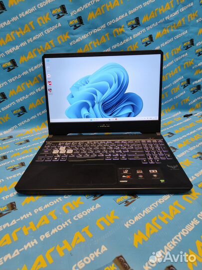 Топовый ноутбук Asus Ryzen 5 3550 + GTX 1650
