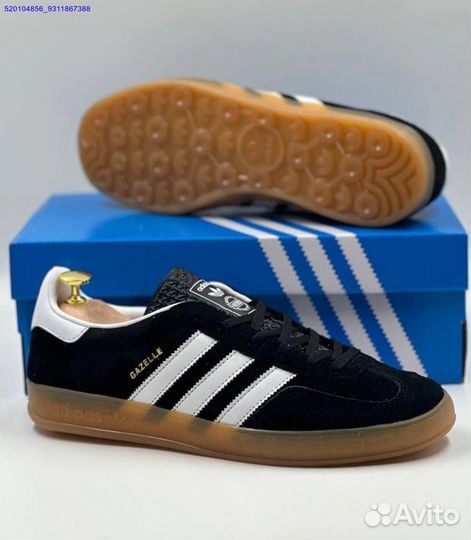 Кроссовки Adidas Gazelle Black (Арт.84897)