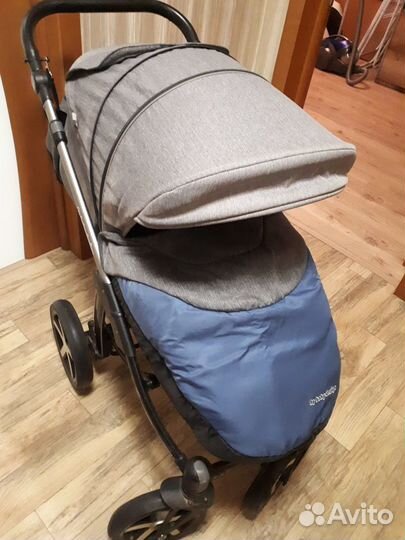 Коляска 2 в 1 Baby design Husky (зима) 2018г