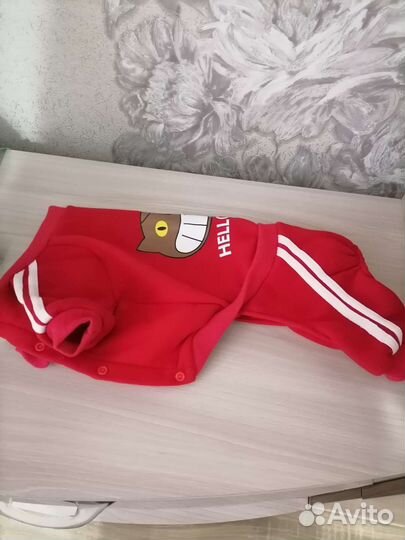 Флисовый комбинезон на собачку