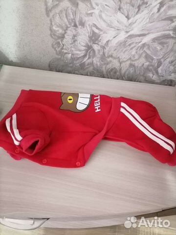 Флисовый комбинезон на собачку