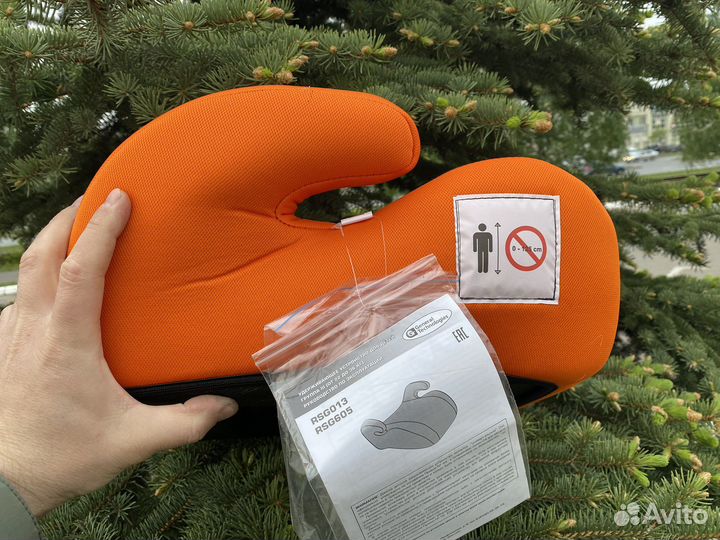 Детское авто кресло Оранжевая Новая