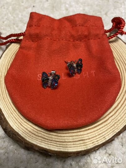 Серебряные серьги гвоздики