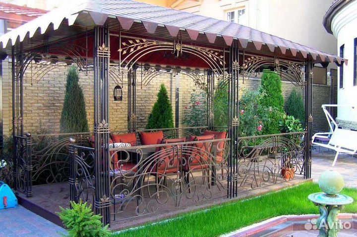 Кованые беседки