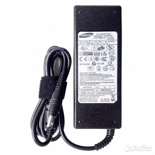 Блок питания ноутбука samsung NP300V5 серии