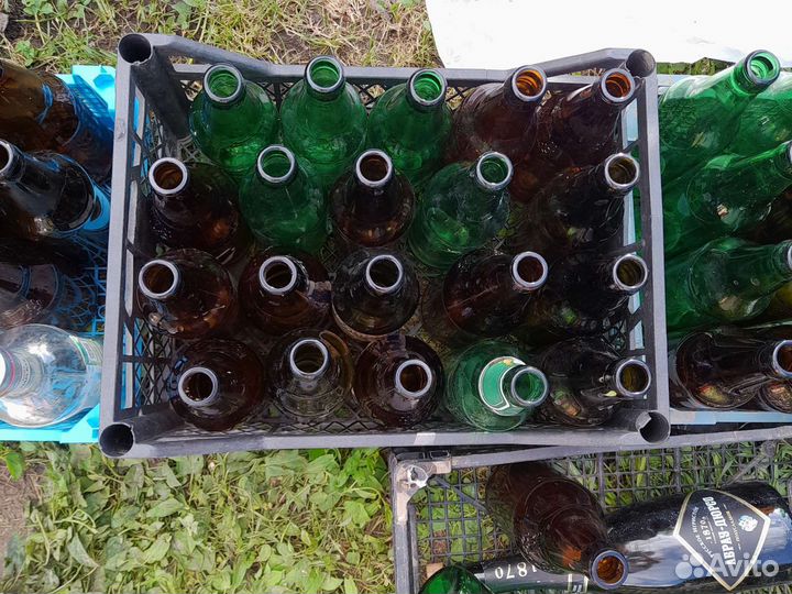 Продаю стеклянные бутылки