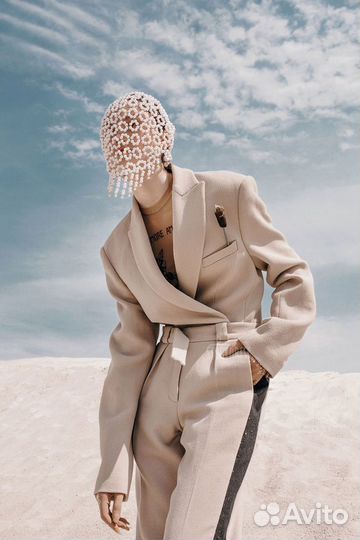 Прокат жемчужного украшения маски Avery H-23