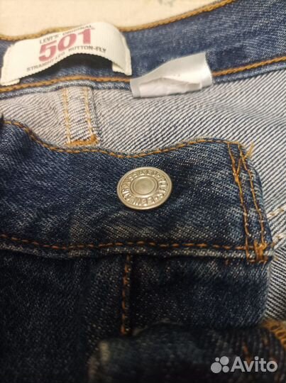 Мужские джинсы levis 501 новые