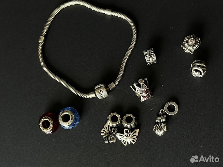 Браслет sunlight с шармами