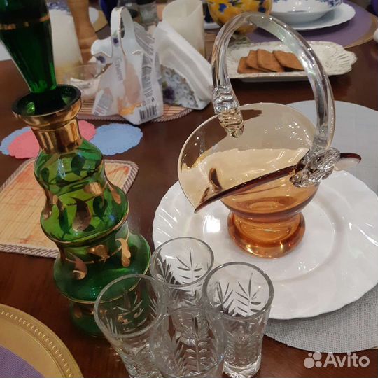 Конфетница шкатулка рюмки