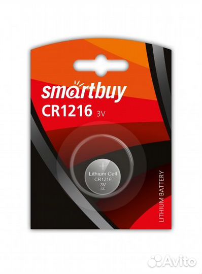 Батарейка Smartbuy литевый элемент CR 1216 1B