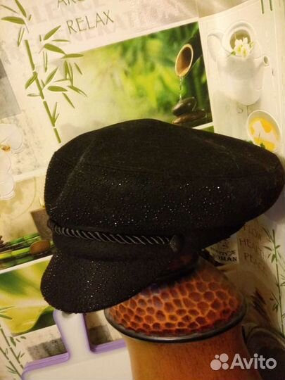 Берет - кепка,56-58 р, шерсть (новая )