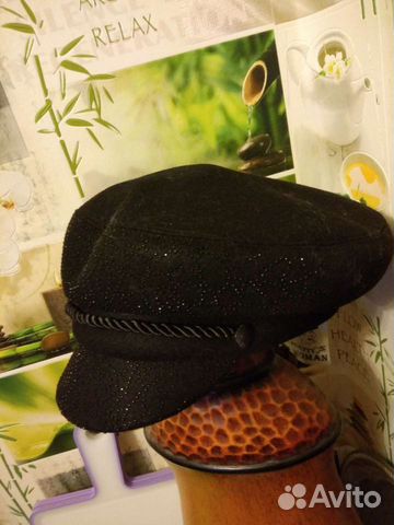 Берет - кепка,56-58 р, шерсть (новая )