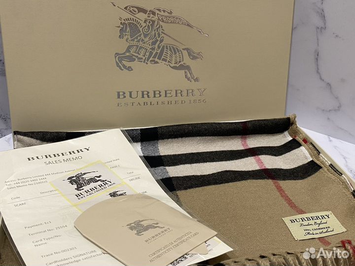 Шарф burberry