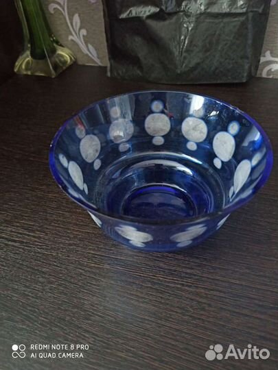 Хрусталь цветной, чешский