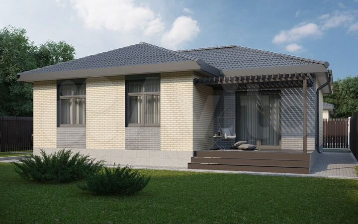 Дом 93 м² на участке 4 сот.