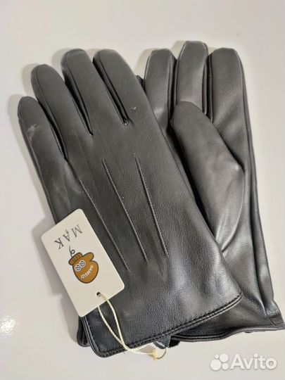 Перчатки мужские кожаные демисезонные 10-12р