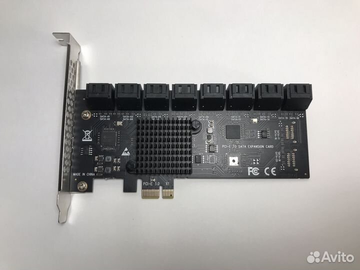 Контроллер Pci e - 16 x SATA